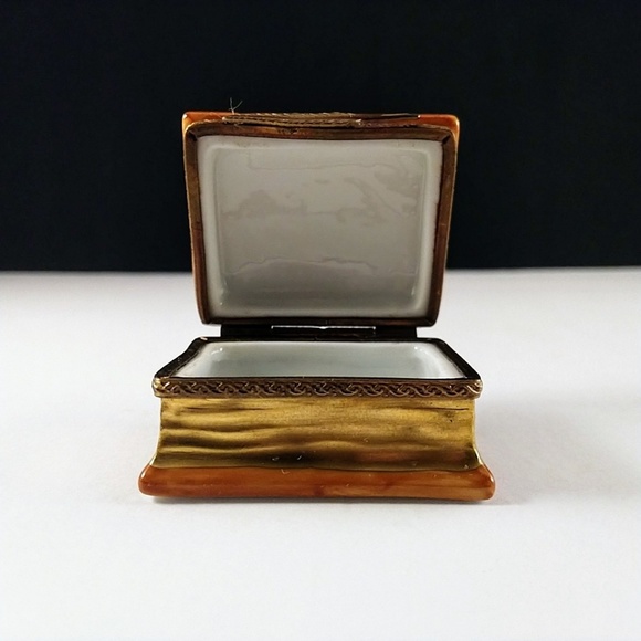 LIMOGES FRANCE SIGNED ROCHARD BOOK W/GLASSES 1989 - Picture 6 of 6